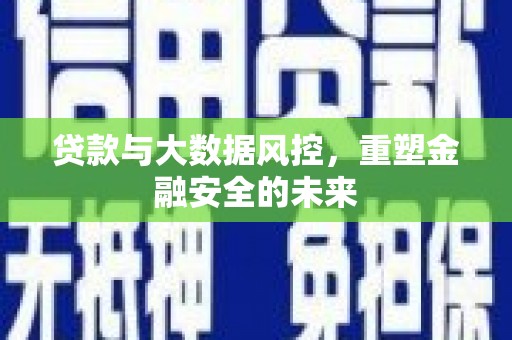 龙潭贷款与大数据风控，重塑金融安全的未来