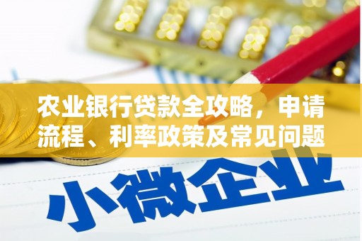 龙潭农业银行贷款全攻略，申请流程、利率政策及常见问题解析