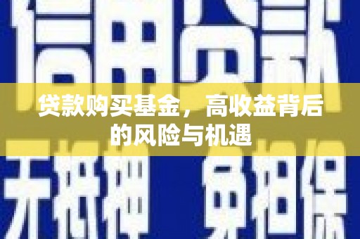 龙潭贷款购买基金，高收益背后的风险与机遇