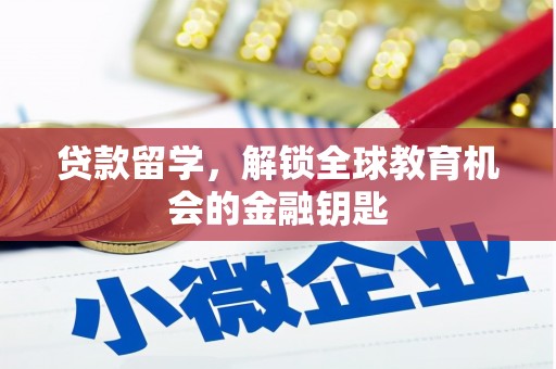 龙潭贷款留学，解锁全球教育机会的金融钥匙