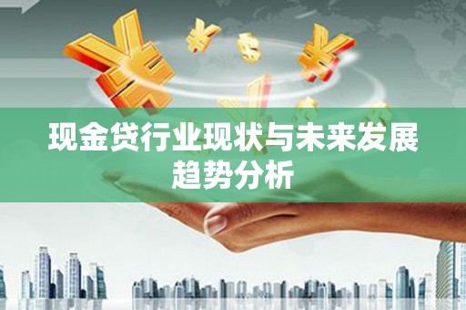 龙潭现金贷行业现状与未来发展趋势分析