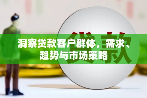 龙潭洞察贷款客户群体，需求、趋势与市场策略