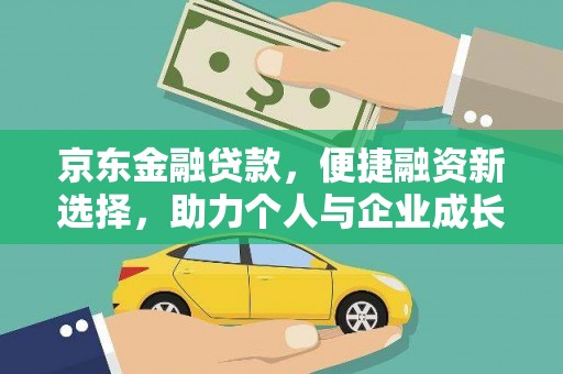 龙潭京东金融贷款，便捷融资新选择，助力个人与企业成长