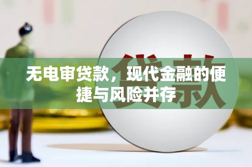 龙潭无电审贷款，现代金融的便捷与风险并存