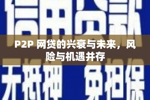 龙潭P2P 网贷的兴衰与未来，风险与机遇并存