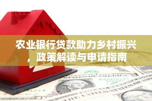 龙潭农业银行贷款助力乡村振兴，政策解读与申请指南