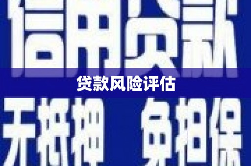 龙潭贷款风险评估