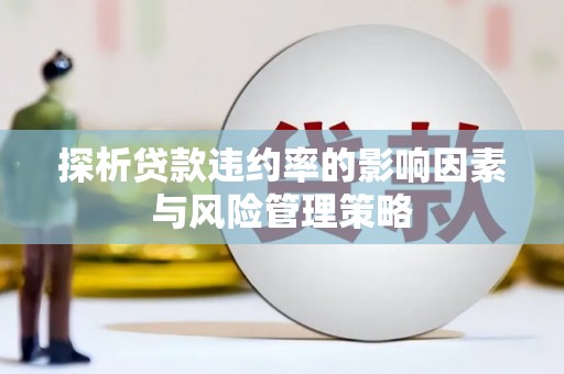 龙潭探析贷款违约率的影响因素与风险管理策略