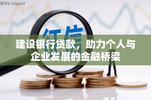 龙潭建设银行贷款，助力个人与企业发展的金融桥梁