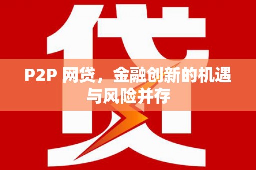 龙潭P2P 网贷，金融创新的机遇与风险并存