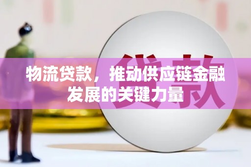 龙潭物流贷款，推动供应链金融发展的关键力量