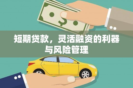 龙潭短期贷款，灵活融资的利器与风险管理