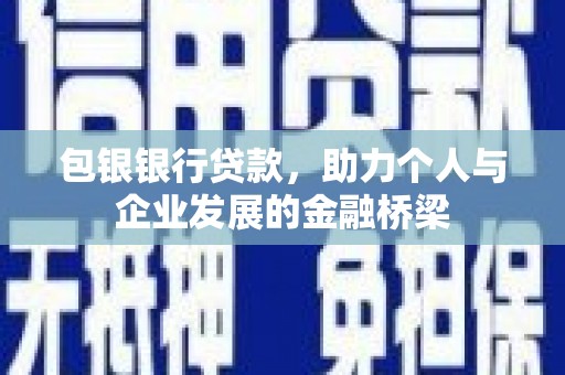 龙潭包银银行贷款，助力个人与企业发展的金融桥梁