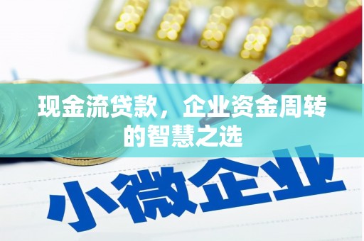 龙潭现金流贷款，企业资金周转的智慧之选