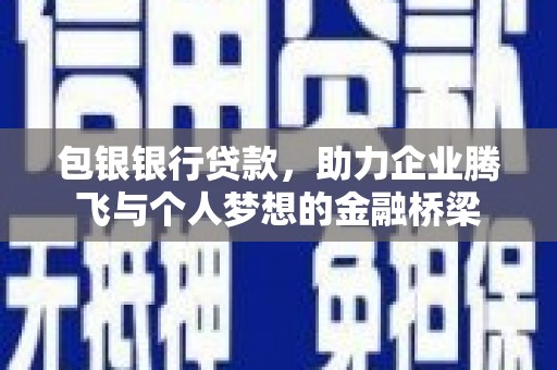 龙潭包银银行贷款，助力企业腾飞与个人梦想的金融桥梁