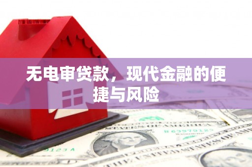龙潭无电审贷款，现代金融的便捷与风险