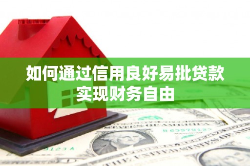 龙潭如何通过信用良好易批贷款实现财务自由