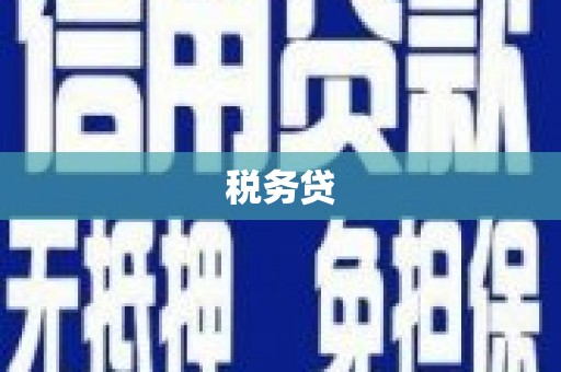 龙潭税务贷